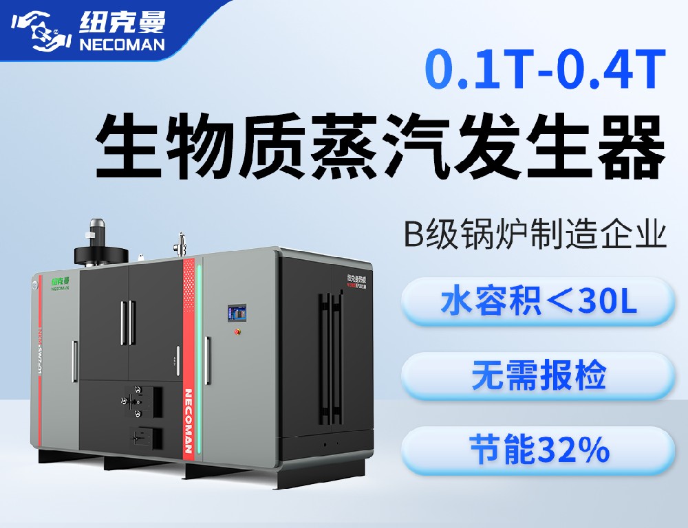 100kg-400kg 生物質(zhì)蒸汽發(fā)生器